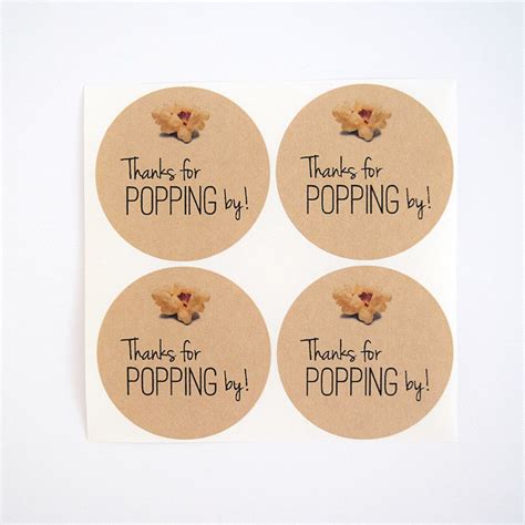 Thanks For Popping By Tags Free Printable